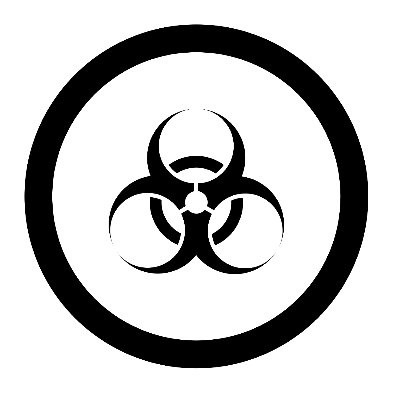 The 'biohazardous infectious material' pictogram