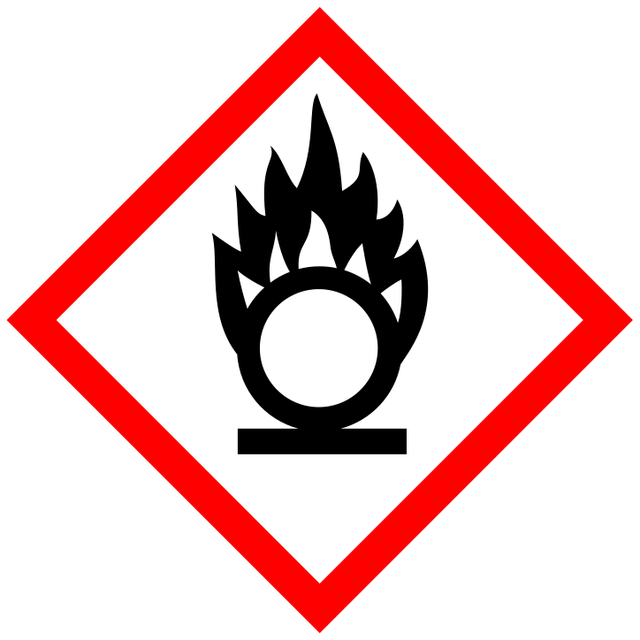 The 'flame over circle' pictogram
