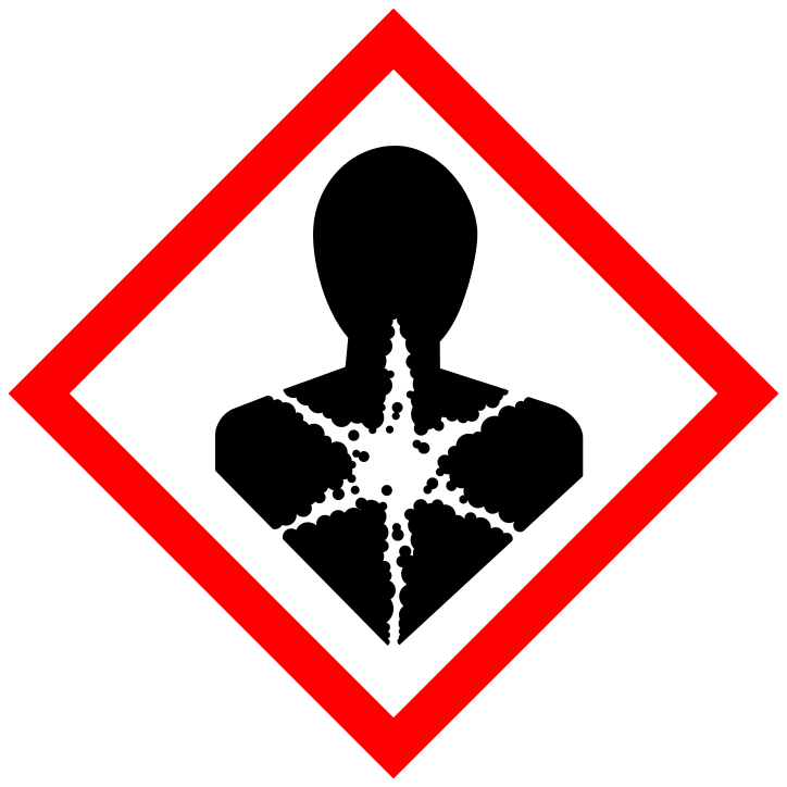 The 'health hazard' pictogram